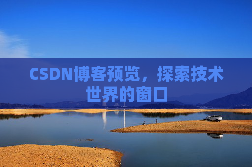 CSDN博客预览，探索技术世界的窗口